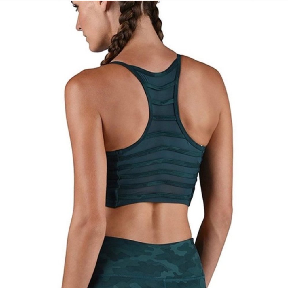Glyder Green Camo Sports Bra